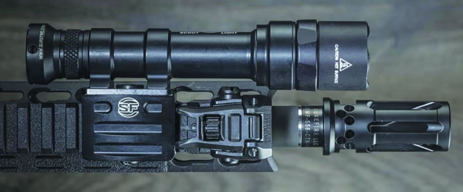 Closed Tine Warcomp and Flash Hider