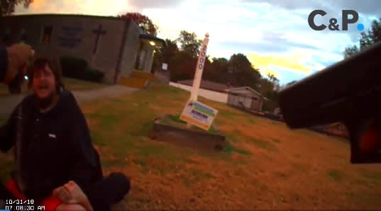 Video Released from Incident where Indiana Officer was Tased in Face by Suspect