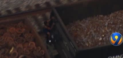 Video: Car Theft Suspect Jumps on Train to Escape Charlotte Police
