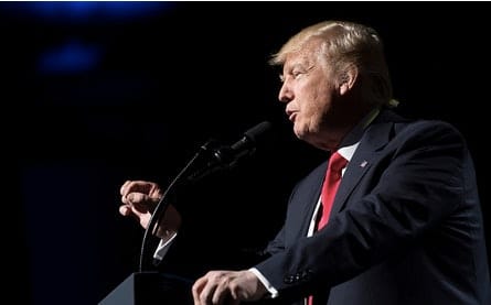 Trump Tells NRA Convention “Assault” on Second Amendment Over