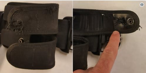 Tucson Officer Saved When Duty Belt Stops Bullet