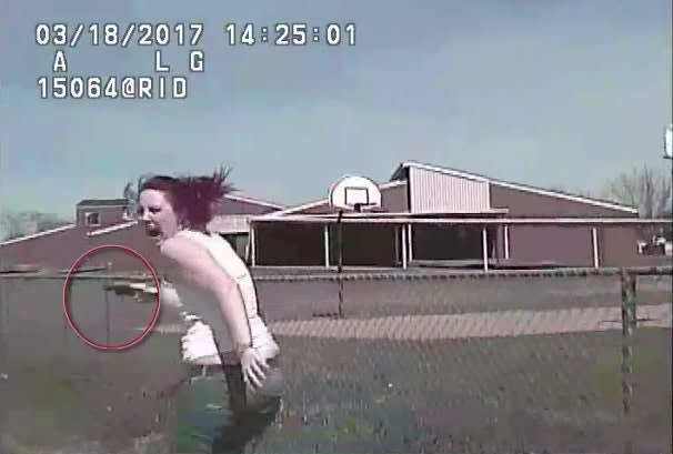 Video: Tulsa Police Release Footage of Patrol Car Running Down Woman to End Gunfight