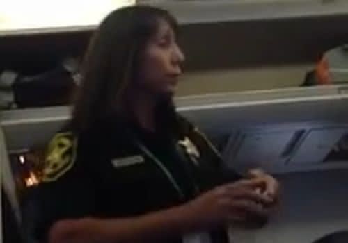 Fla. Cops Remove Unruly Woman from Plane