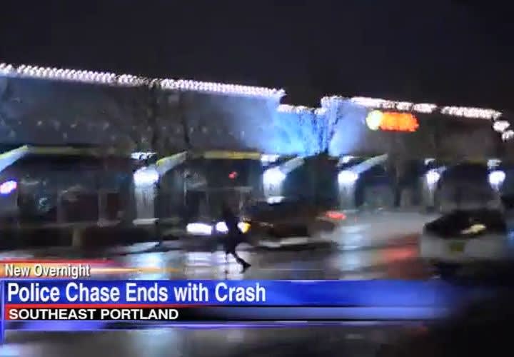 Video: Ore. Cop Halts Pursuit with Spike Strips