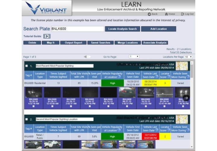 Homicide Suspect Located Using Vigilant Solutions Historical LPR Data