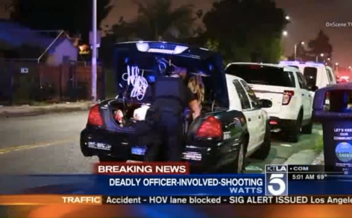 Video: LAPD Officer Wounded, Suspect Killed in Watts Gunfight