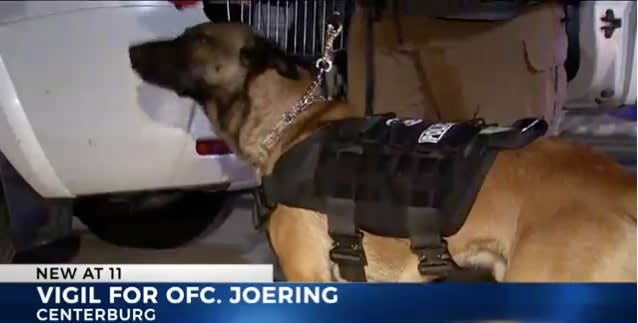 Video: Slain Ohio Officer’s K-9 Attended Vigil, Will Live with Family