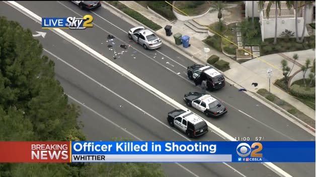 Video: 1 CA Officer Killed, 1 Wounded in Shootout