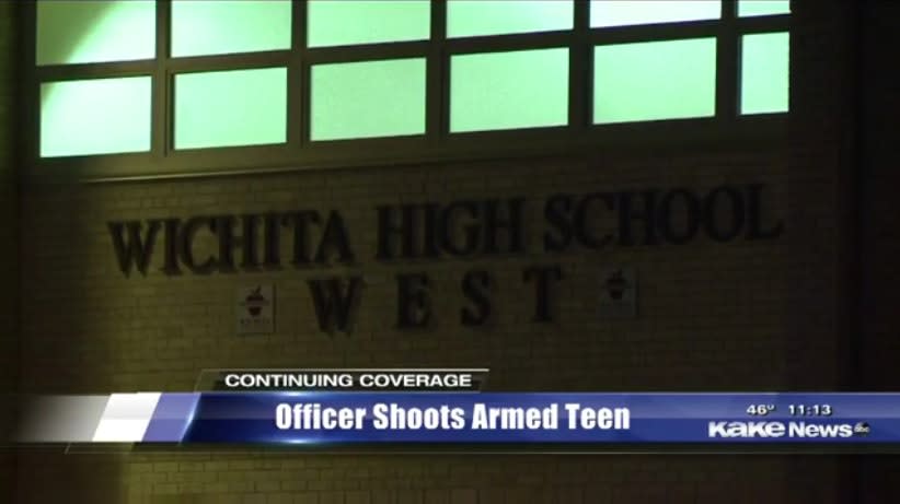 Video: Wichita Police Shoot Armed Teen, "Gang Member" Outside Crowded School Gymnasium