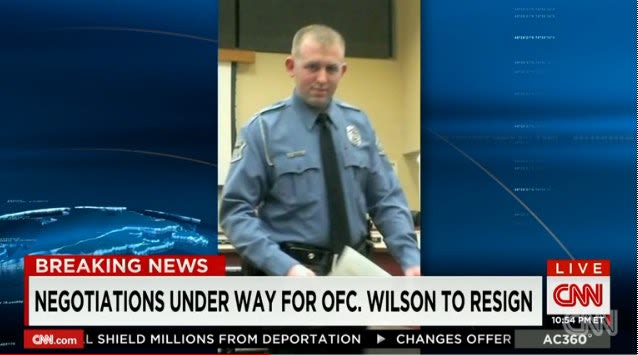 Video: Officer Darren Wilson Discussing Resignation with Ferguson Officials