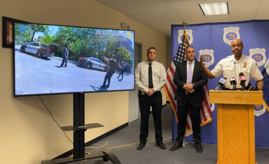 Chief Commends Officer for De-escalation After Fellow Officer is Stabbed and Suspect is Shot