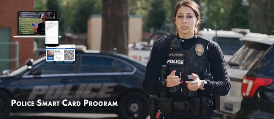 GA Officers Carry Smart Card with QR Code for Public to Scan