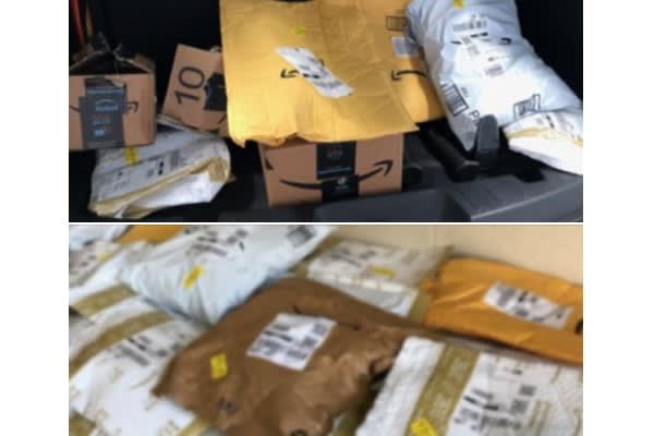 Massachusetts Officers Find Amazon Packages, Deliver Them