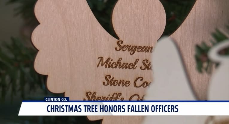 Indiana Agency's Christmas Tree Honors Fallen Officers