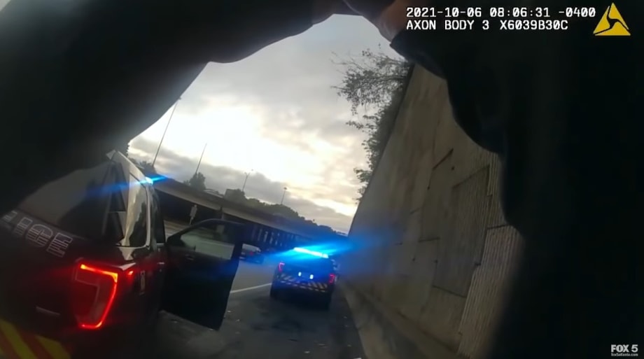 Atlanta Police Release Video of Officer Being Struck on I-75, Urge Drivers to Move Over