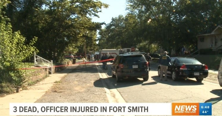 Arkansas Officer's Neck Slashed at Domestic Murder Scene