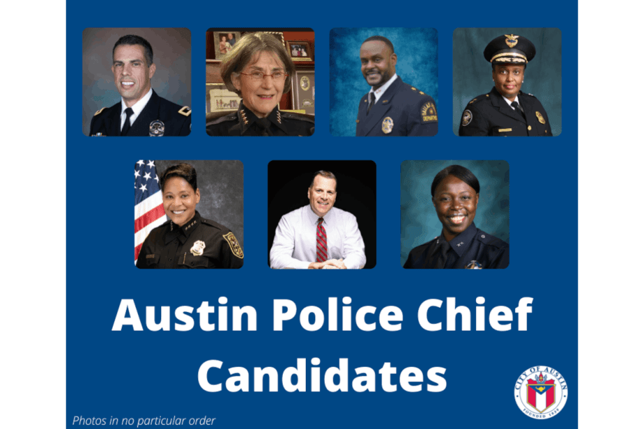 City Manager Names Finalists for Austin Police Chief