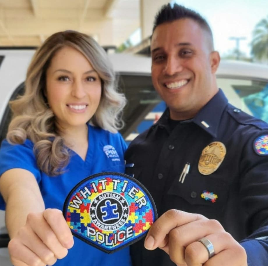CA Lieutenant With Autistic Son Leads Awareness Efforts; He and Wife Design Special Patch