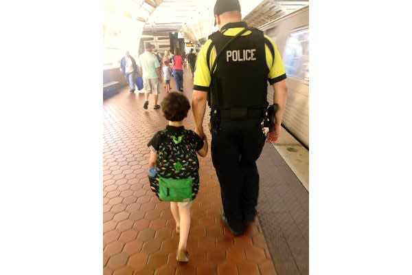 Mom Grateful for Officer Who Calmed Her Young Autistic Son