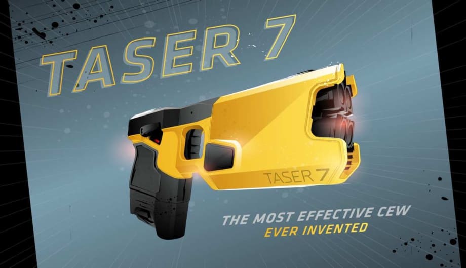 [|CREDIT|]Axon Taser 7 product photo