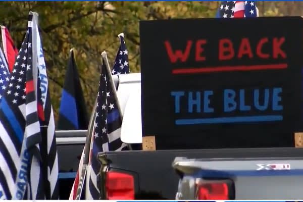 "Back the Blue" Rally Held in Upstate New York