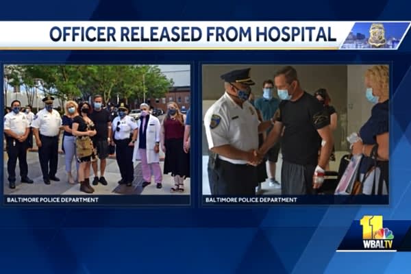 Maryland Officer Wounded by Gunfire Released from Hospital