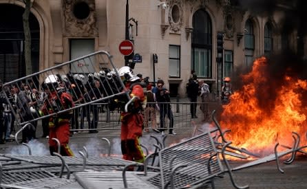 French Police Clash With Bastille Day Rioters