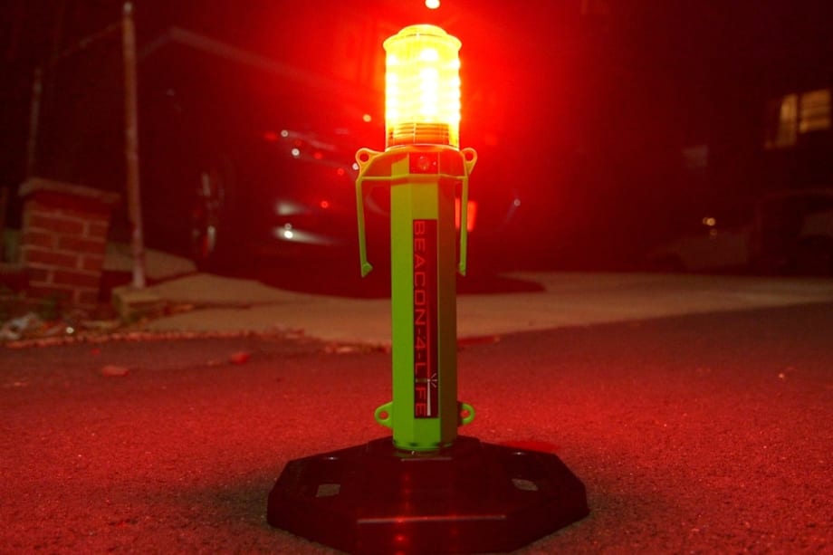 Life Safety Lighting Beacon-4-Life Warning Beacon/Flashlight[|CREDIT|]Photo: Life Safety Lighting