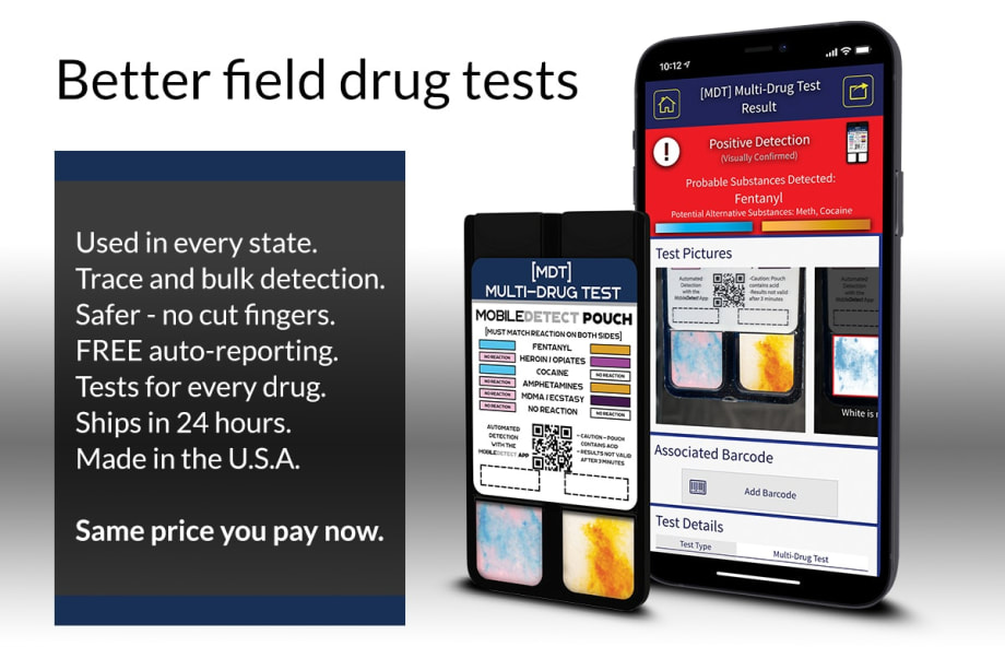 MobileDetect Field Drug Tests