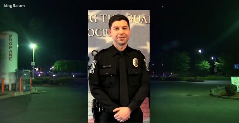 Slain Washington Officer Identified, Town Mourns, Suspect in Jail