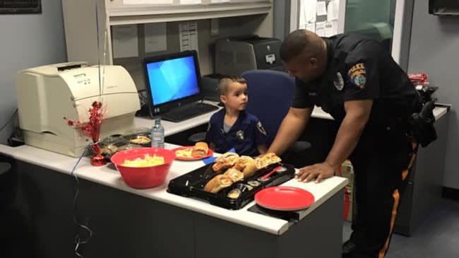 NJ Boy Saves Allowance to Buy Lunch for Officers