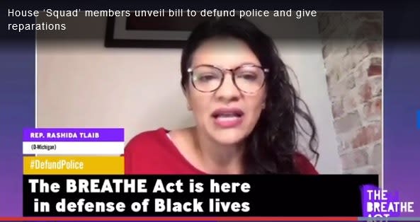 House "Squad" Members Unveil Bill to Defund Police and Give Reparations for "Police Violence"
