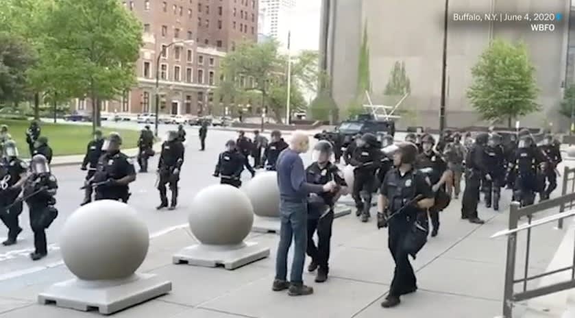 Arbitrator Rules NY Officers Used "Legitimate" Force in Protest Incident That Injured 75-Year-Old Activist