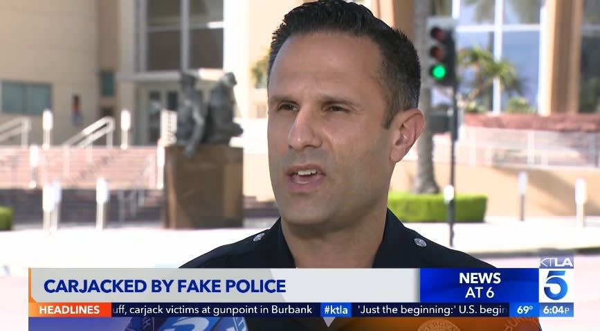 Police Imposters Carjack Victims in California