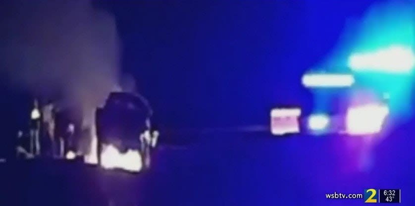 Georgia Officer Rescues Teen from Burning Truck