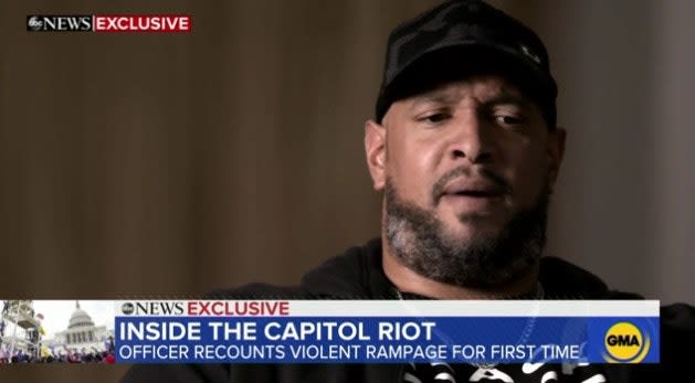 Capitol Officer Describes His Experience During Jan. 6 Riot