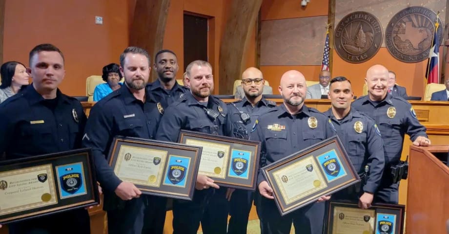 7 TX Officers Recognized as October NLEOMF Officers of the Month