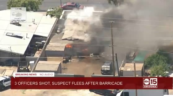 3 Arizona Officers Shot in 2 Incidents, All Expected to be OK