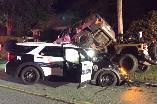 Massachusetts Officer Seriously Injured in Vehicle Collision