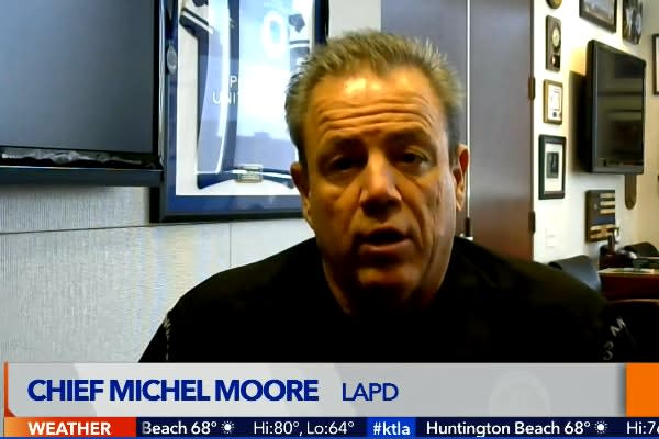 LAPD Chief Defends Police Using Patrol Vehicle Against Rioters
