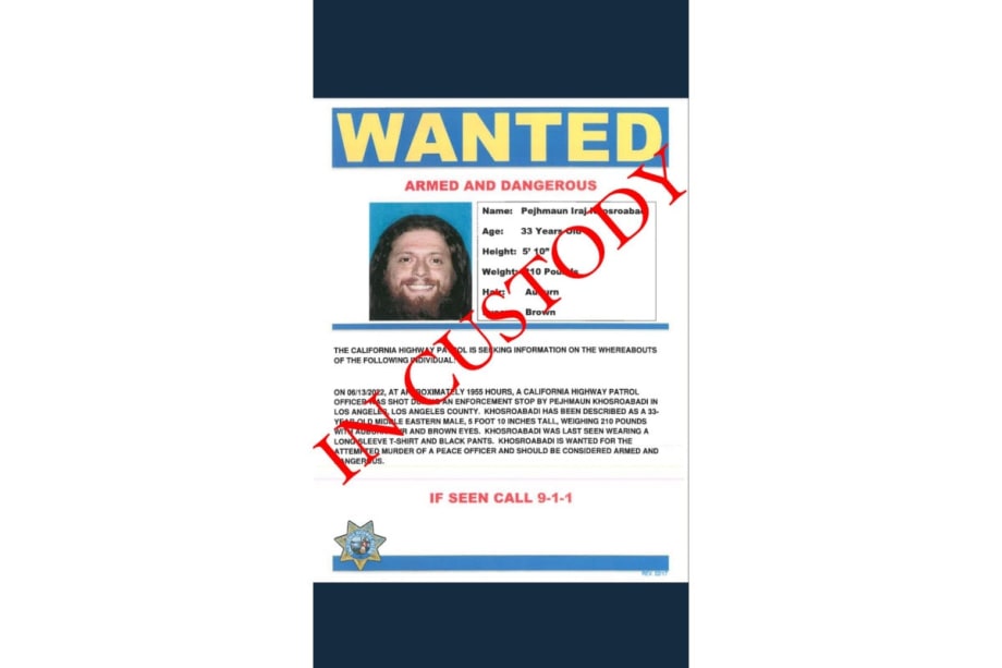 CHP Officer Critically Wounded in LA Traffic Stop, Suspect in Custody