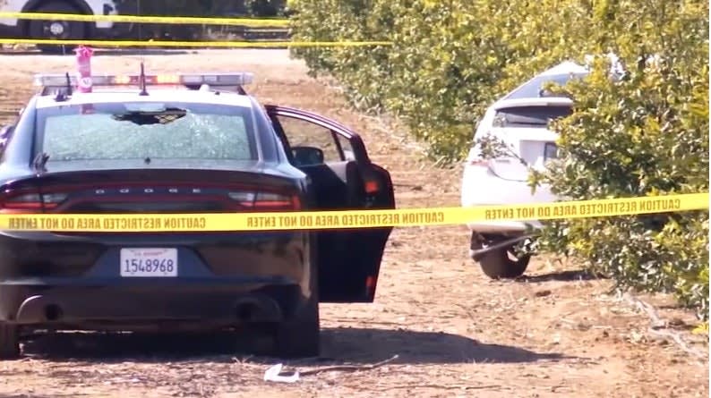 CHP Officer and Suspect Shot at End of Vehicle Pursuit