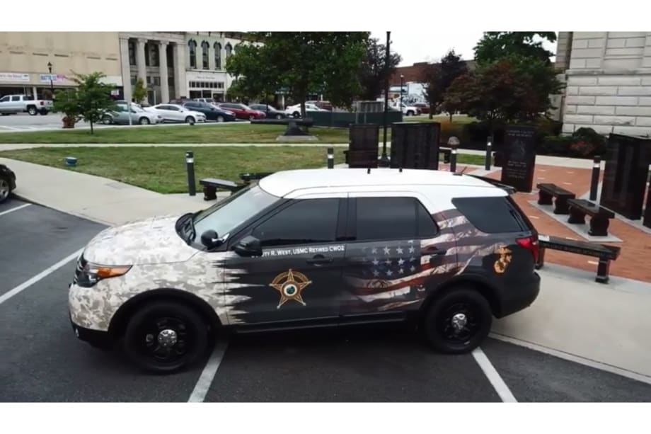 Indiana Sheriff's Office Honors Military Veteran Turned Deputy