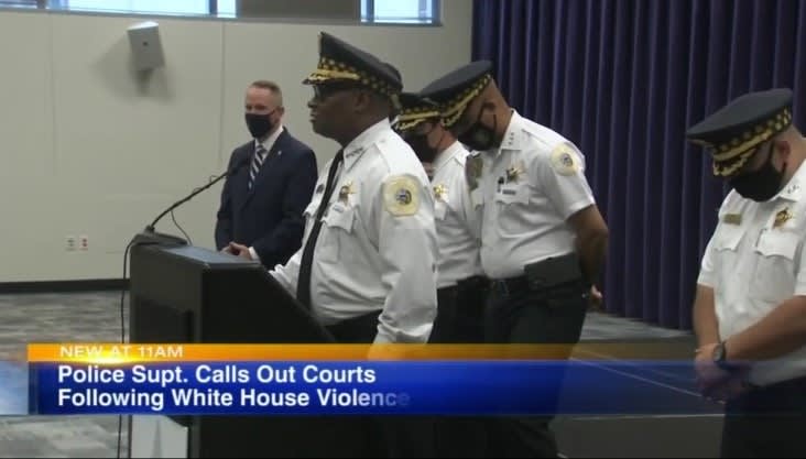 Chicago Police Superintendent Meets with Biden, Promises Action on Gun Crime