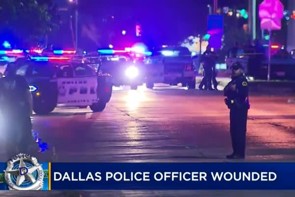 Dallas Officer Wounded in Gunfight with Felony Suspect