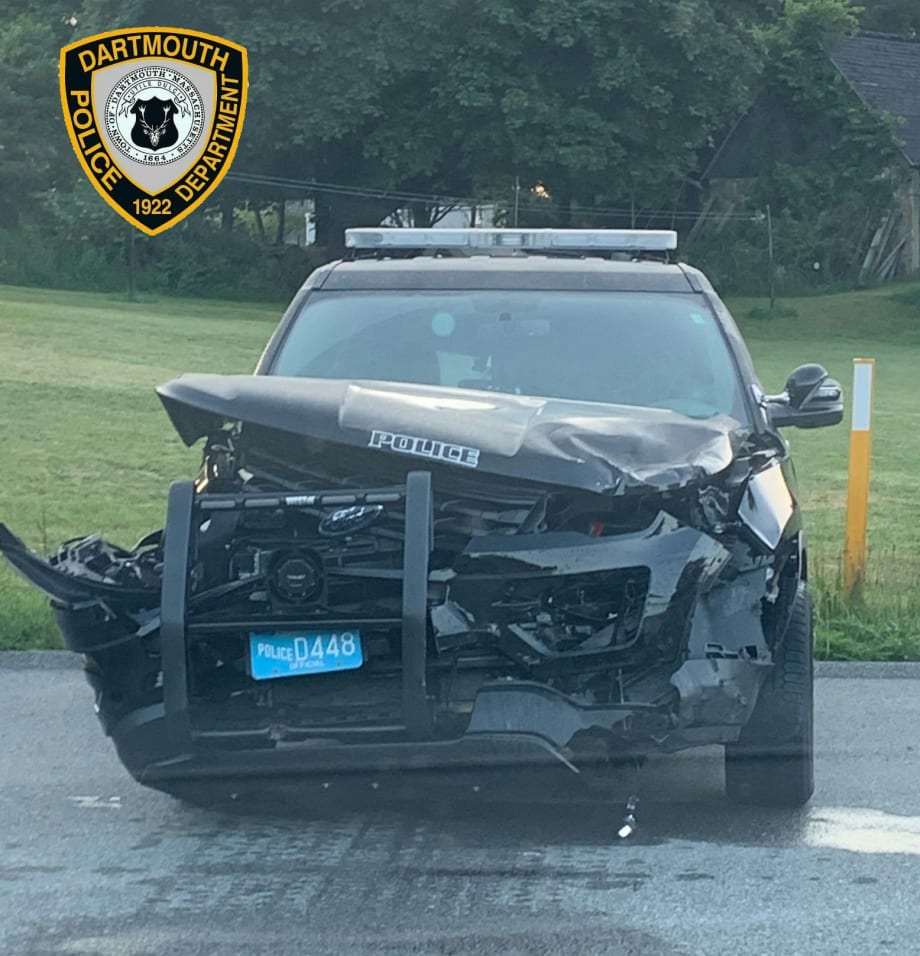 Massachusetts Officer Injured in Collision with Suspected Drunk Driver