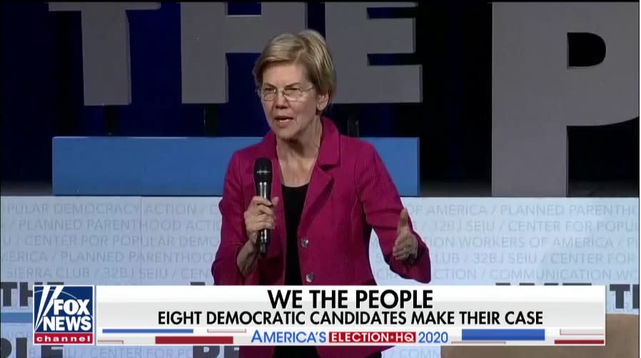 Video: Conference Featuring Democratic Presidential Candidates Begins with Crowd Chanting Cop Killer Shakur Quote
