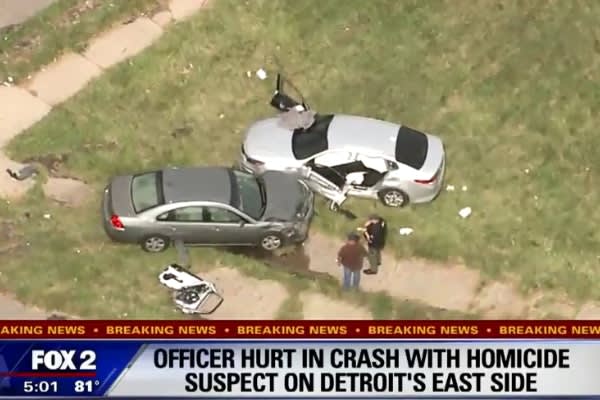 Undercover Detroit Police Officer Hurt in Vehicle Collision