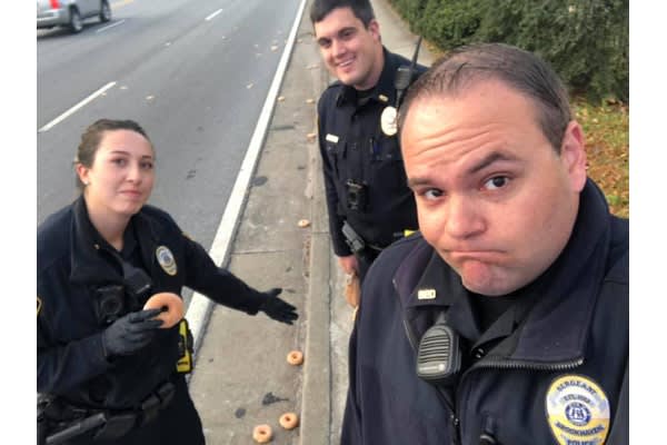 Georgia Officers' "Donut Disaster" Social Media Post Goes Viral