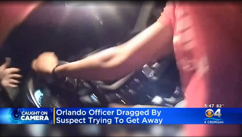 Video: Florida Officer Dragged by Vehicle at 60 MPH